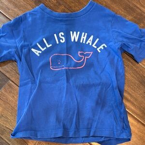 Vineyard Vines Blue 'All Is Whale' Tee